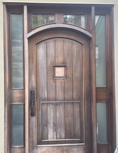Platinum Pro Coatings front door BEFORE
